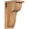 Ekena Millwork Carmel Rough Sawn Corbel w/Backplate, Western Red Cedar, 8"W x 10"D x 18"H COR08X10X18CAR01RWR - alternate 1